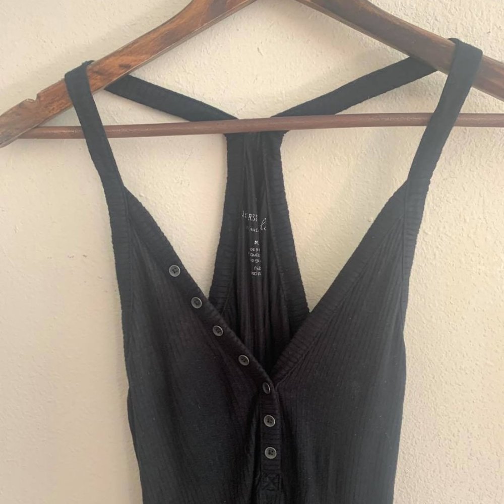 Black ribbed bodysuit - Picture 3 of 6